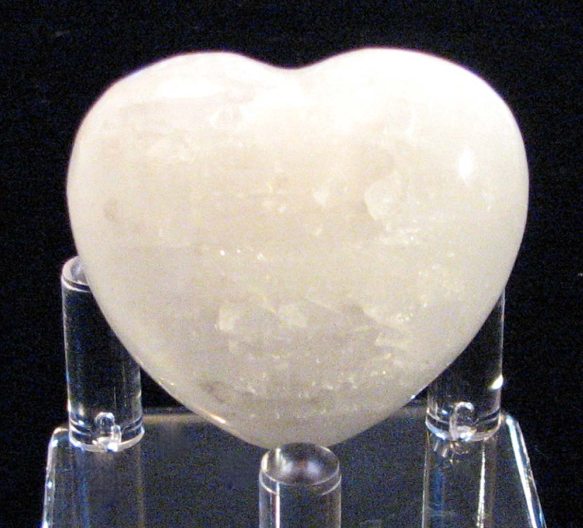 SELENITE PUFFY HEART SELENITE PUFFY HEART